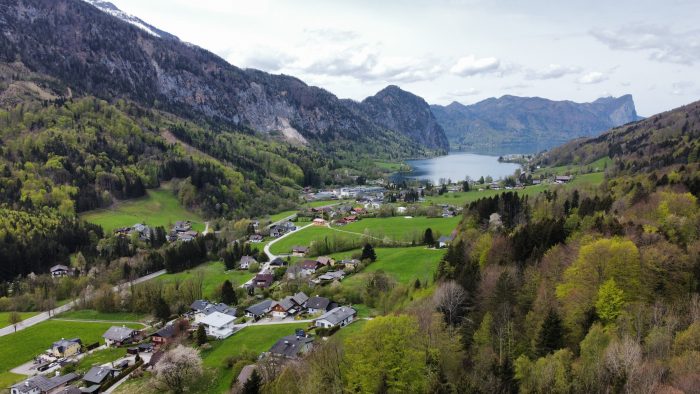 Unterach 151m Höhe Ausicht Richtung SW Mondsee